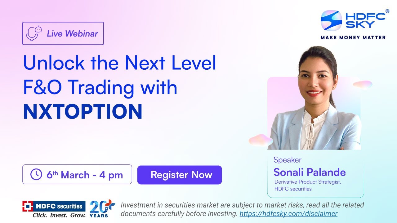 Unlock the Next Level F&O Trading with NXTOPTION With Sonali Palande