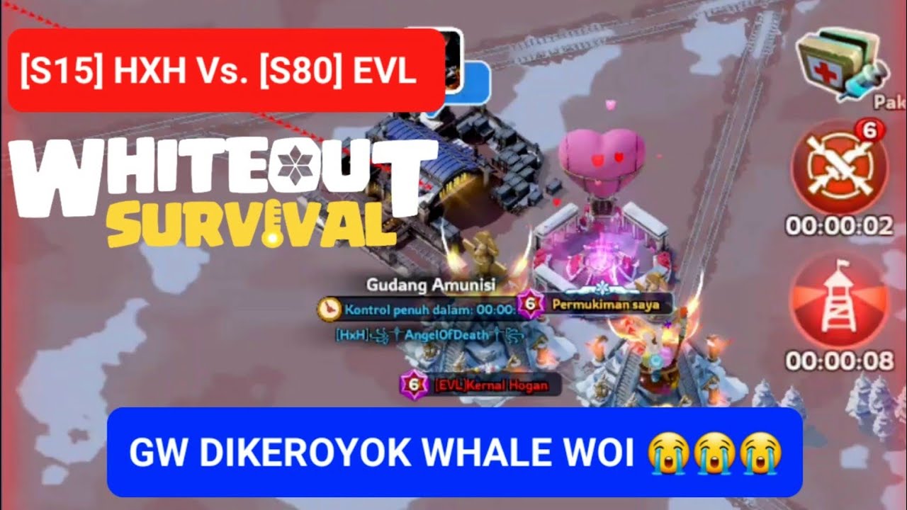 CARA TANUR TERBARU 🔥🔥🔥  [S15]HxH vs. [S80]EVL || WHITEOUT SURVIVAL INDONESIA