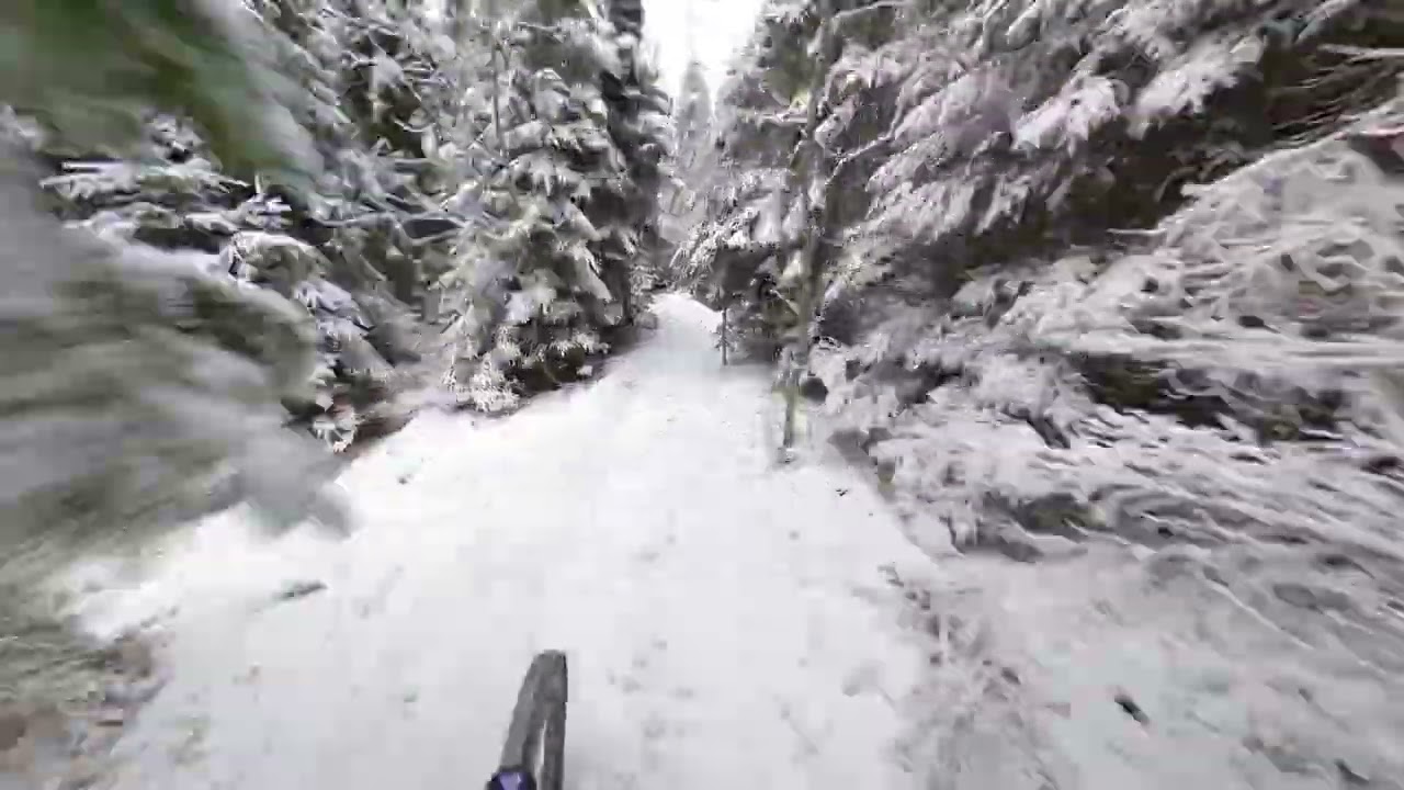 Trails in Bukowina Tatrzańska in winter