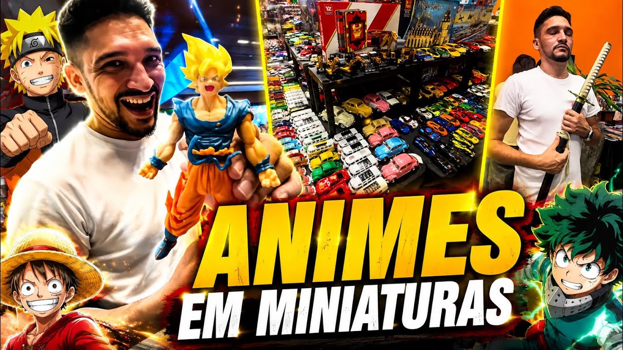 ✨ Animes, Carrinhos em Miniatura e Bonecos: Exposição no Shopping de Araguaína. 