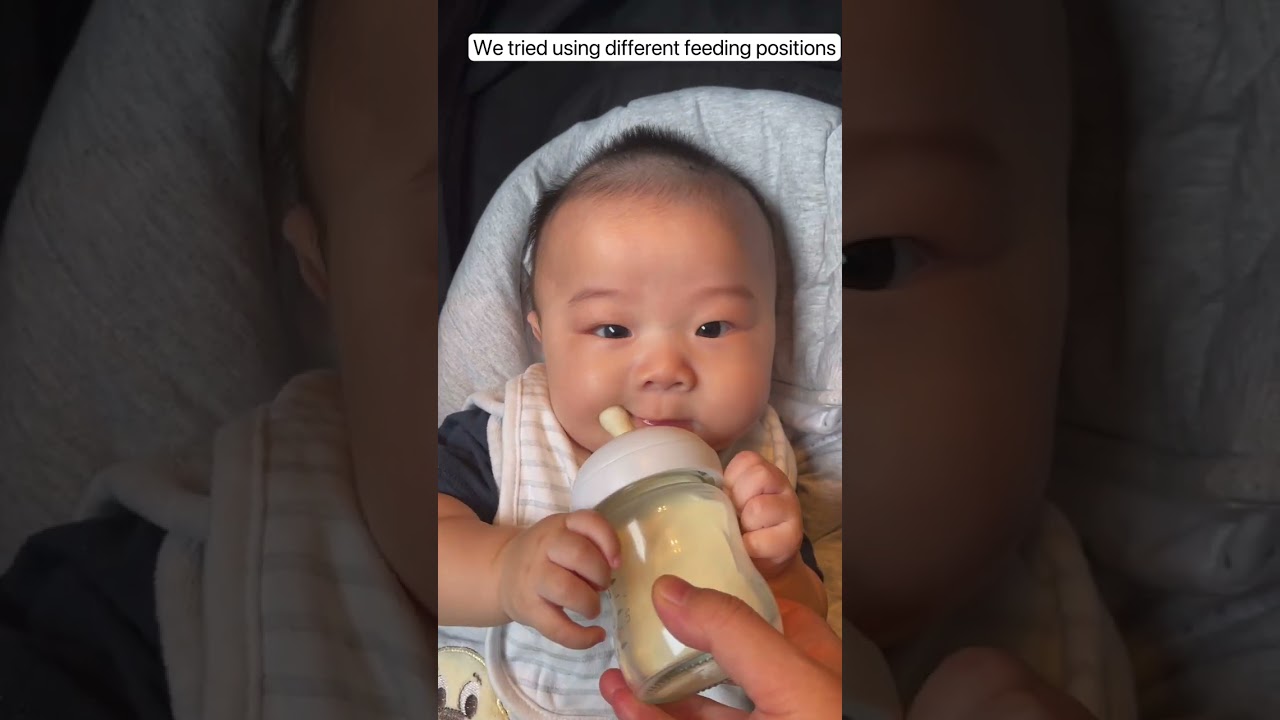 Baby refuses bottle feeding 宝宝厌奶#cutebaby #cute#bottle