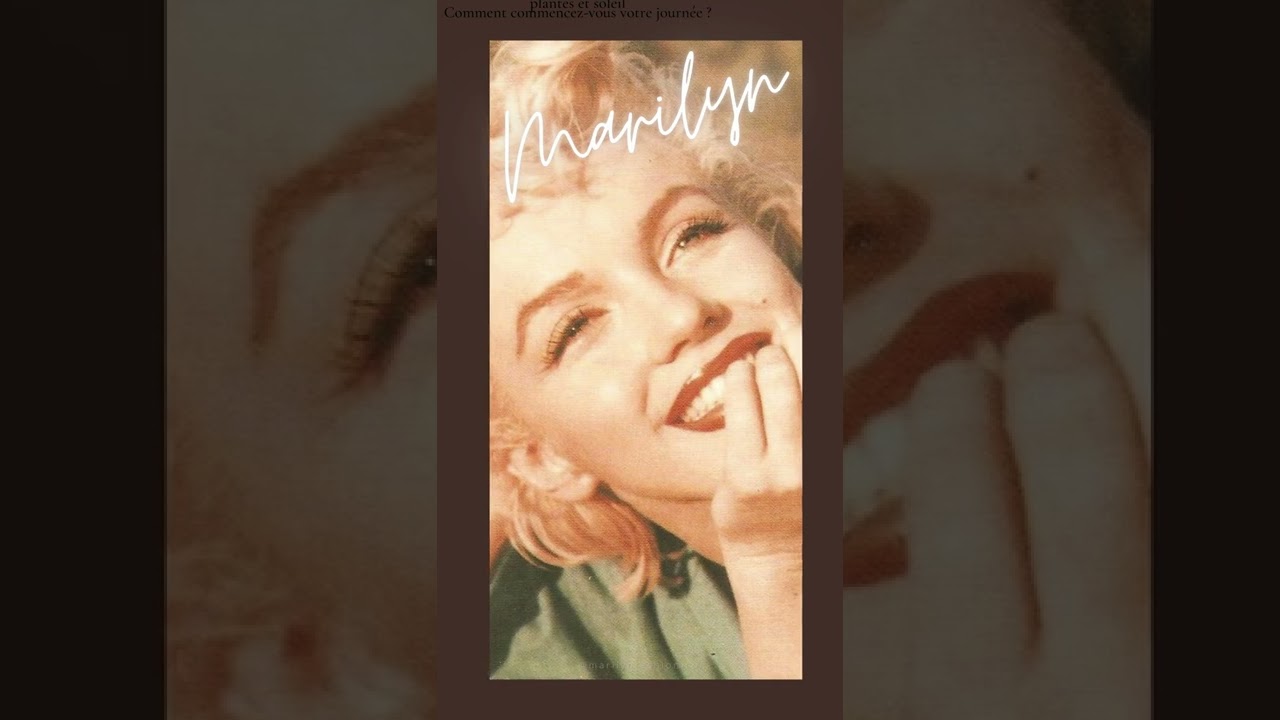 Hommage à Marilyn Monroe