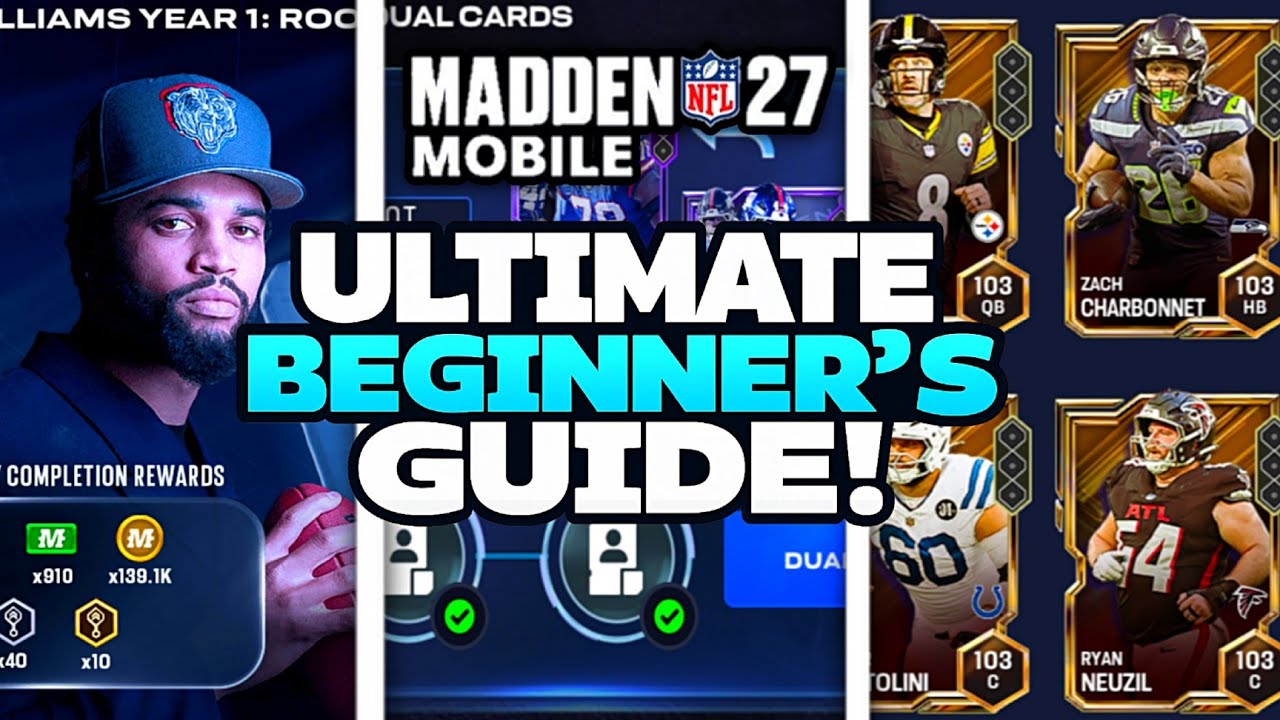 MADDEN MOBILE 27 ULTIMATE BEGINNER'S GUIDE! (SIMPLE)