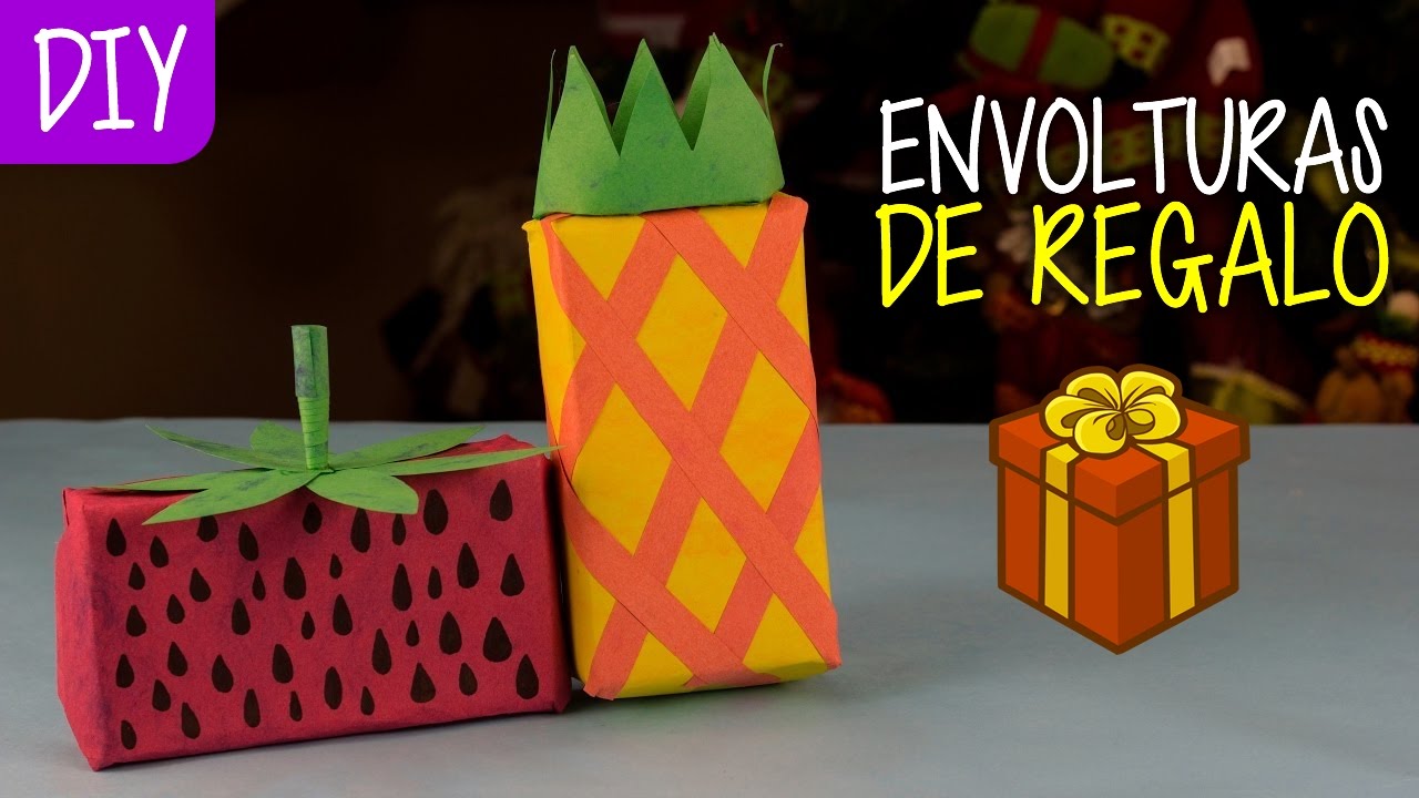 Envolturas ORIGINALES de regalo 🎁 Manualidades con papel