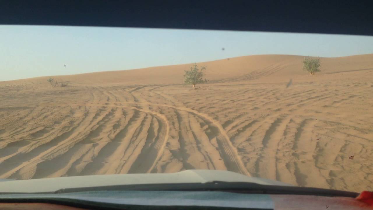 Dubai Desert Safari - Inside Car View (unedited video)