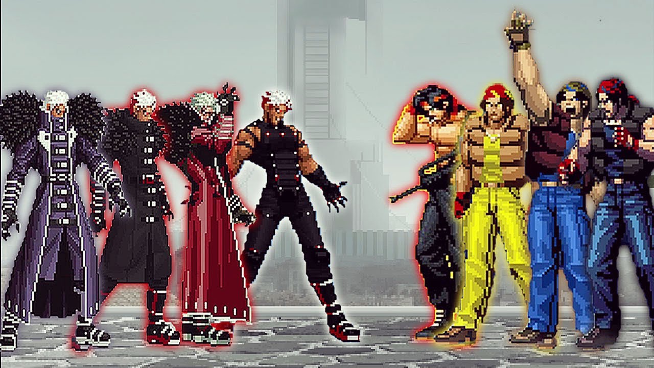 [KOF Mugen] Krizalid Team Vs Ralf 15 Team