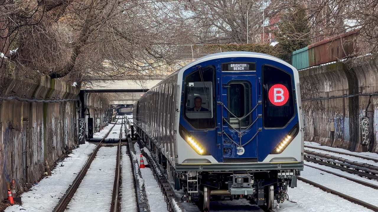 NYC Subway: 3680-3684 & 3710-3714 Enter Service on the (B) Line (2/26/26)