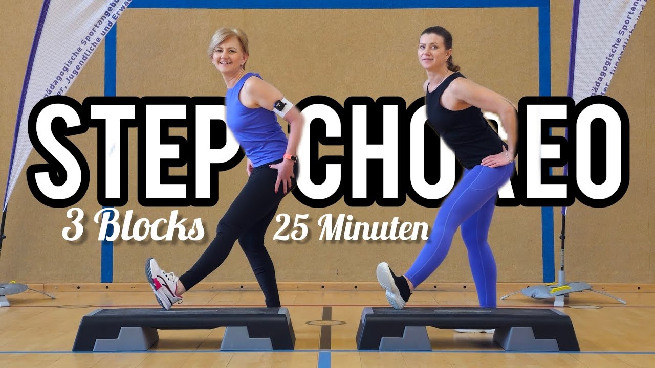 Step Choreo // 3 Blocks // 25 min // Irina Bremen Fitpoint // Степ хореография