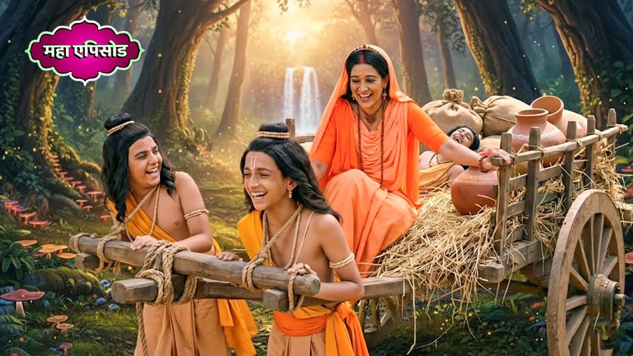 लव-कुश बने बैल 😍 | माँ सीता की खुशी के लिए करवाई प्यारी सवारी | Shrimad Ramayan #ram #ramayan