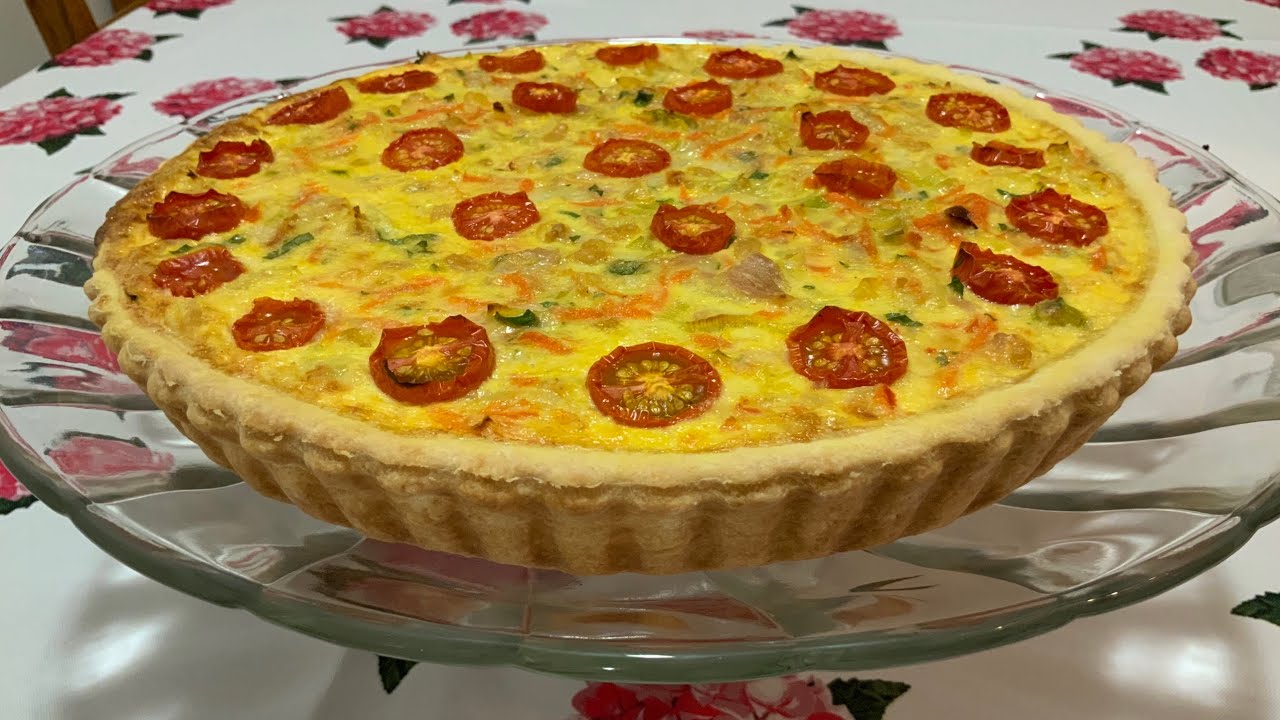 Tarte de Atum com Alho Francês