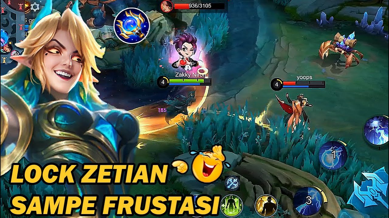 EUDORA MODE DENDAM!! LOCK ZETIAN SI PALING JAGO SAMPE KESAL‼️- MLBB