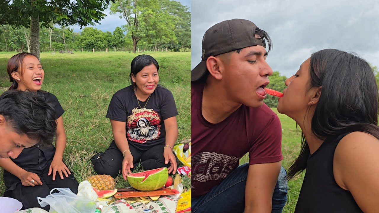 Estrella Y Mario No Aguantaron Las Ganas Se Dieron De Boca A Boca La Sandia😱🥰