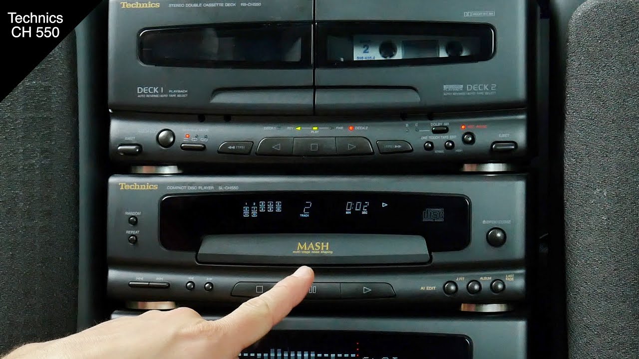 Technics audio system CH 550 working