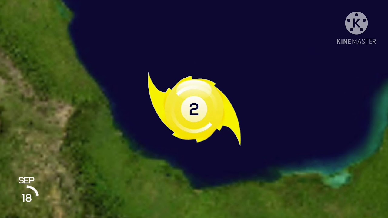 The track of Hurricane Karl (2010)