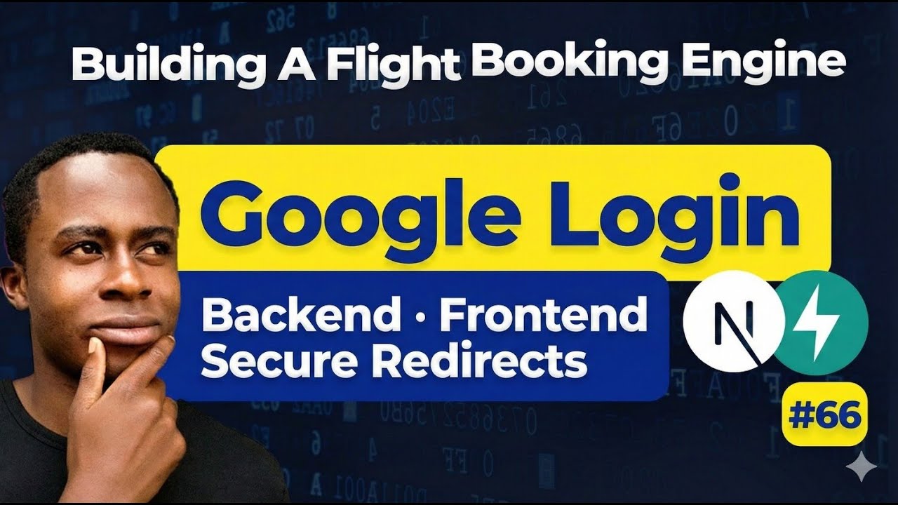 Google OAuth2 | FastAPI + Next.js Social Login | Flight Booking Engine | Day 66