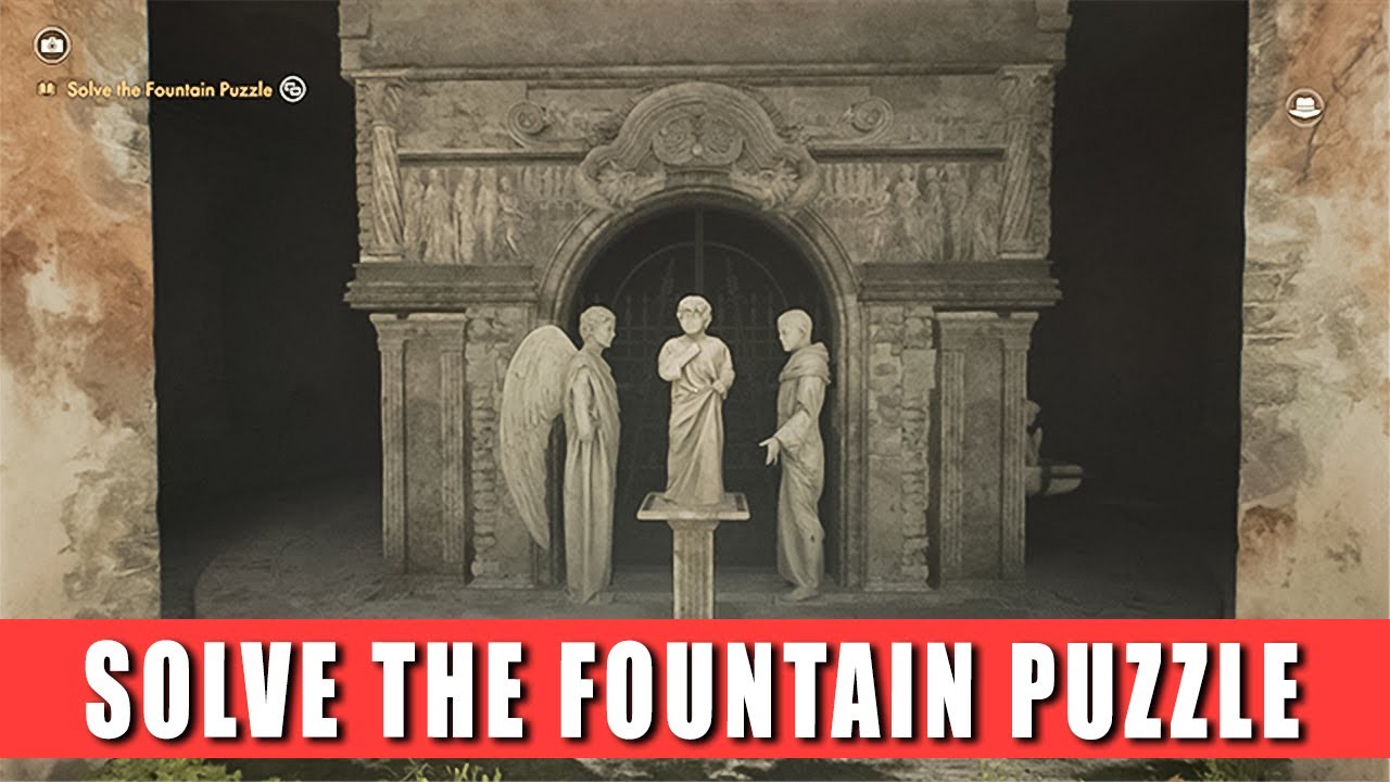 Solve the Fountain Puzzle Indiana Jones and the Great Circle The Stolen Cat Mummy Fountain Puzzle