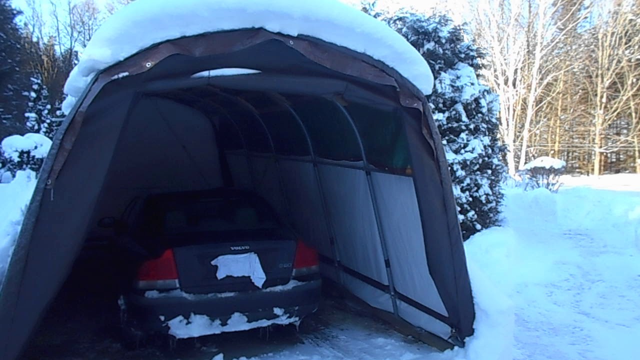 Shelterlogic winter snow load test proof.