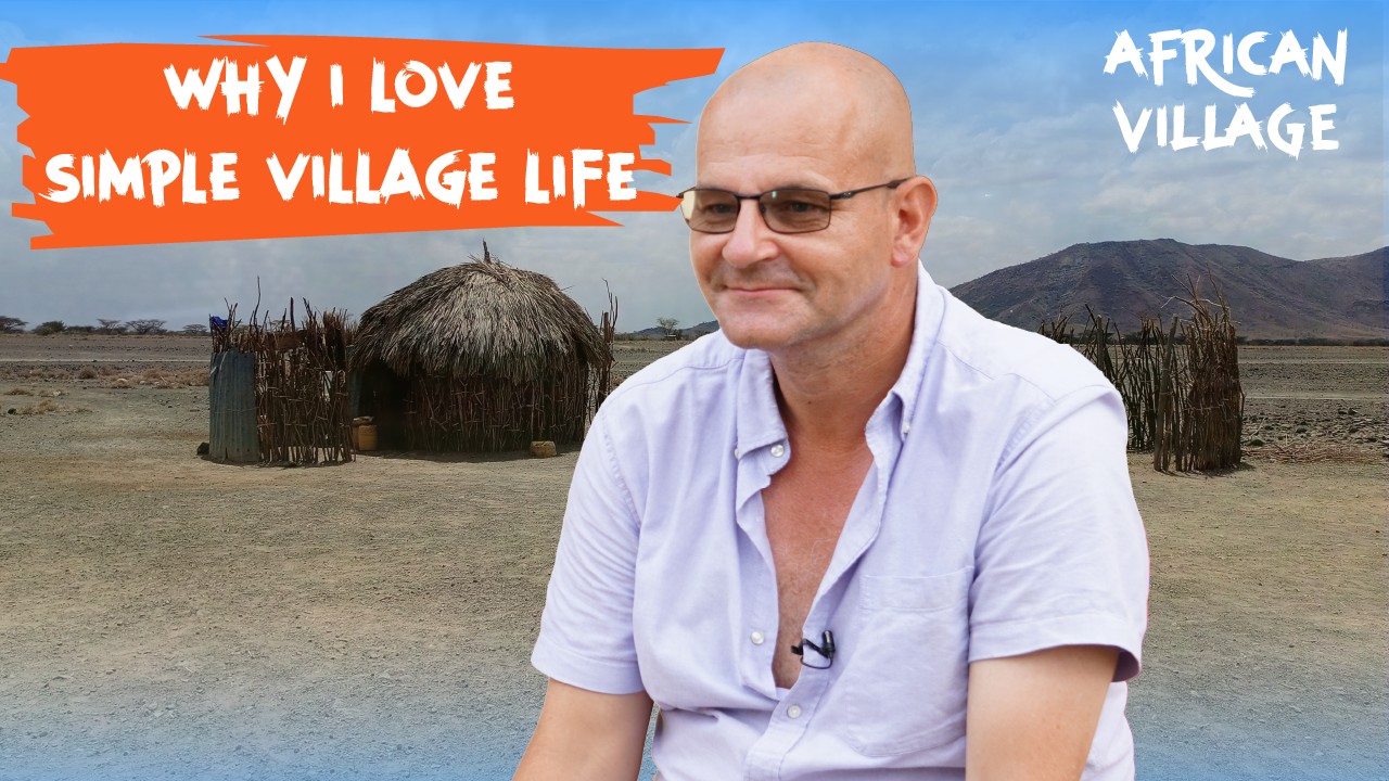 British Pilot Living in African Village