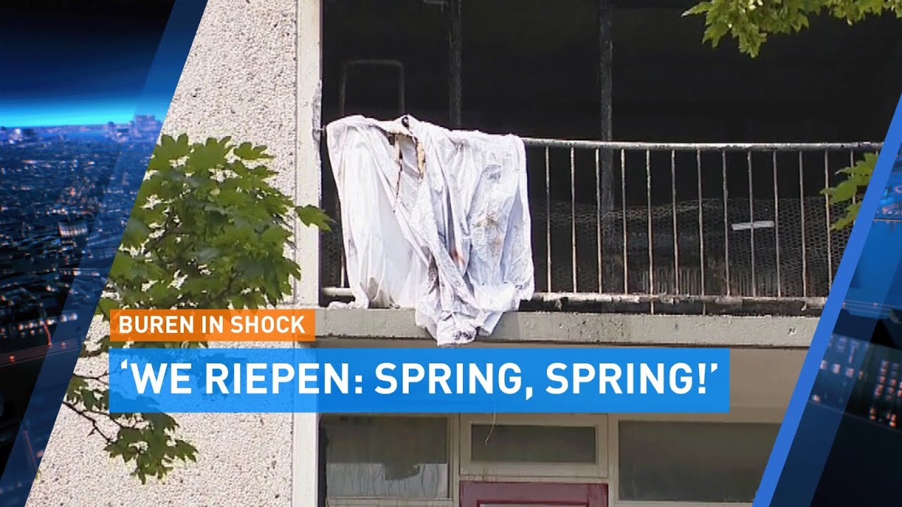Buurvrouw durft niet te springen en verbrandt levend bij flatbrand Maassluis | Hart van Nederland