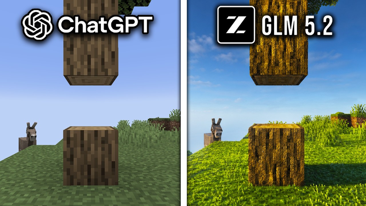 ChatGPT vs GLM 5.2 Make Minecraft Shaders From Scratch