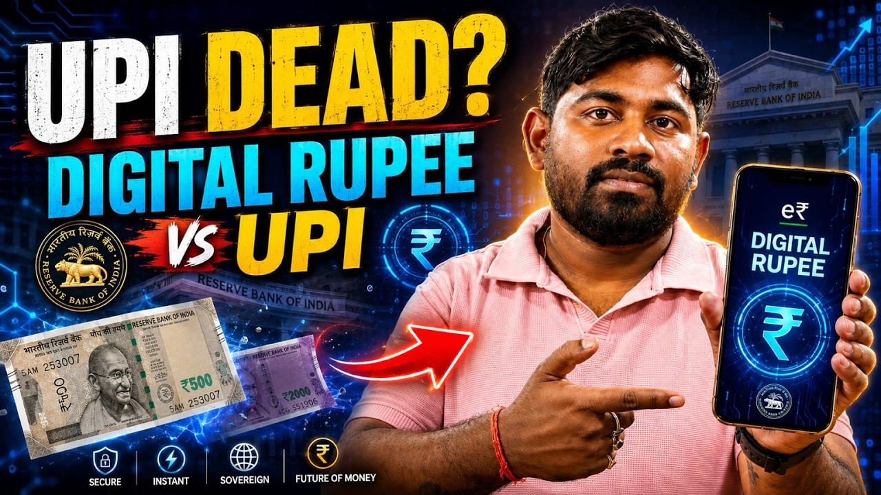 Digital Rupee Kya Hai? Digital Rupee vs UPI | RBI CBDC Explained in Hindi