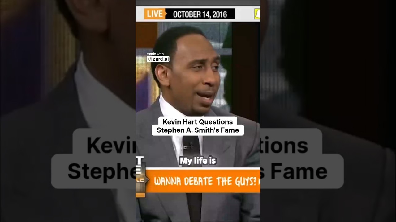 Kevin hart roasted Stephen A Smith 😭🤣