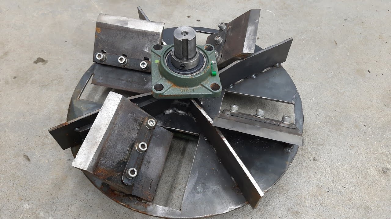 Branch Shredder Machine - Wood chipper build
