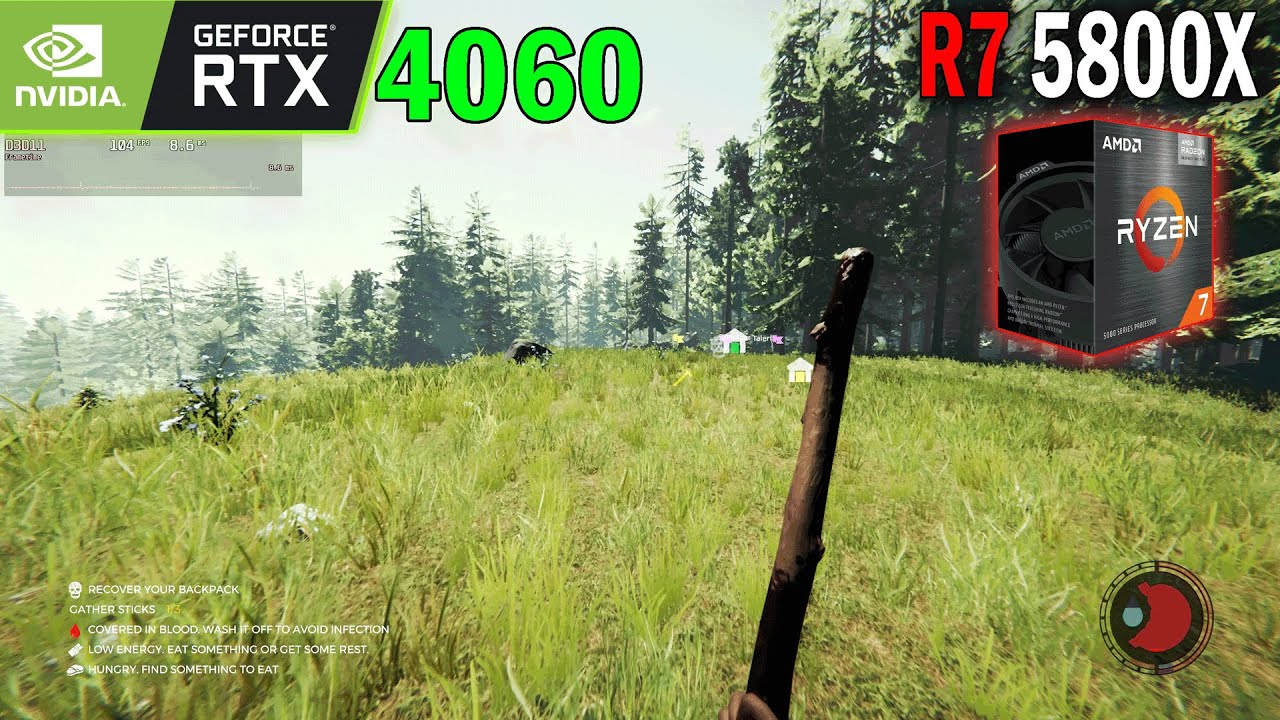 Sons of the Forest Gameplay PC | RTX 4060 8GB + AMD Ryzen 7 5800X | 1440p Ultra Settings  2024
