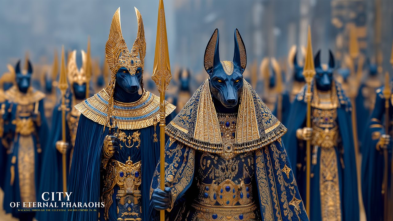 City of Eternal Pharaohs | Walking Through the Celestial Anubis Empire in 4K