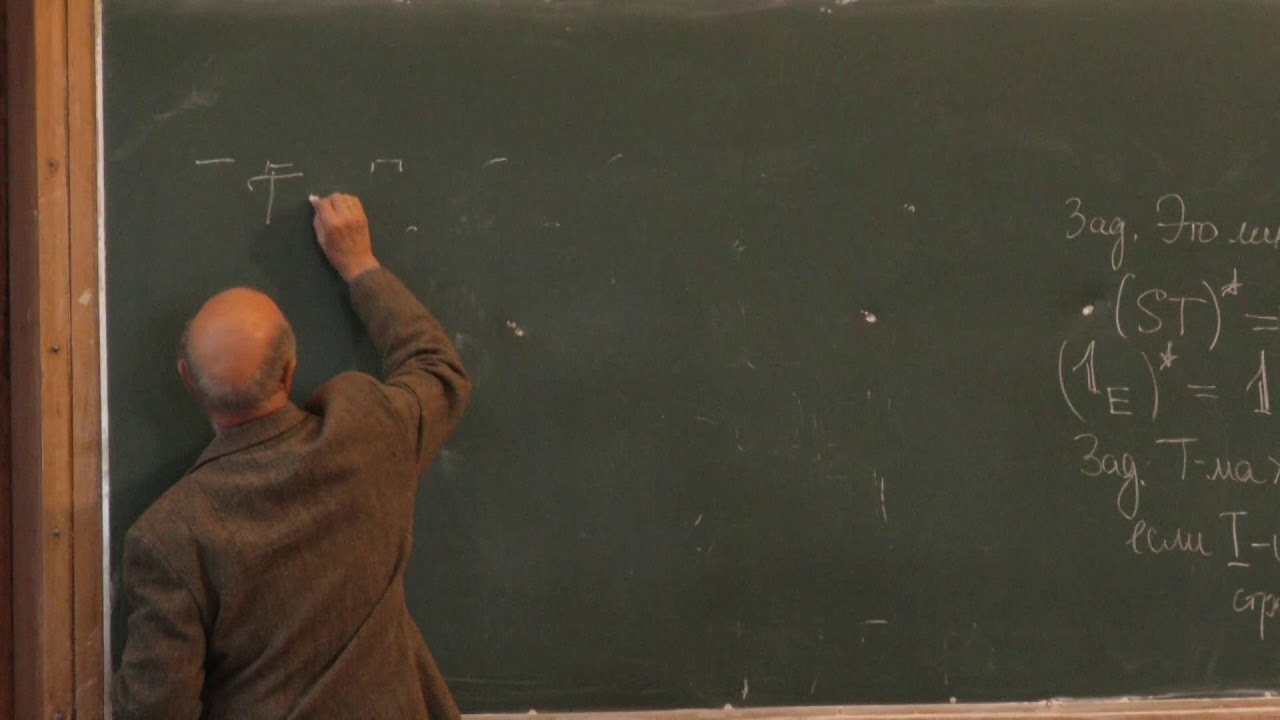 Хелемский А.Я. - Функциональный анализ. Часть 1 - 7. Сопряженный оператор. Самосопряженные операторы