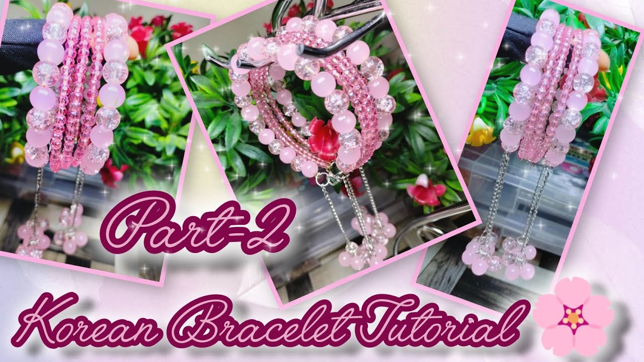 Korean Crystal Friendship Bracelet 🌸 Pt-2 | Easy Corded Bracelet Tutorial 2026 | Jewelry That Shines