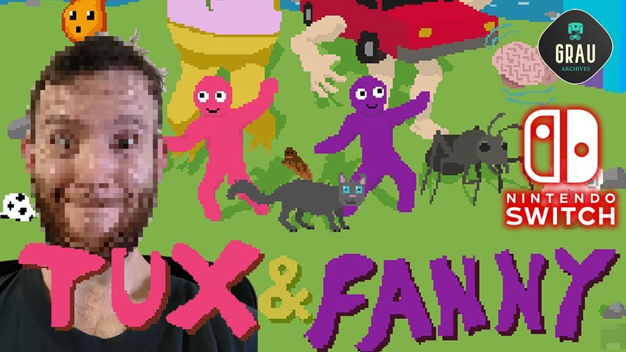 Tux and Fanny Nintendo Switch Gameplay and Review | PUZZLE ADVENTURE GAME | OLD SCHOOL GRAPHICS