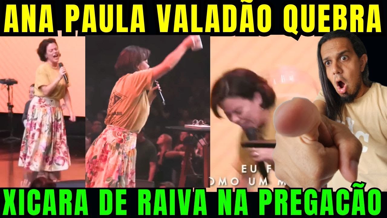 Atitude de Ana Paula Valadão em quebrar uma xicara no altar escandaliza fiéis