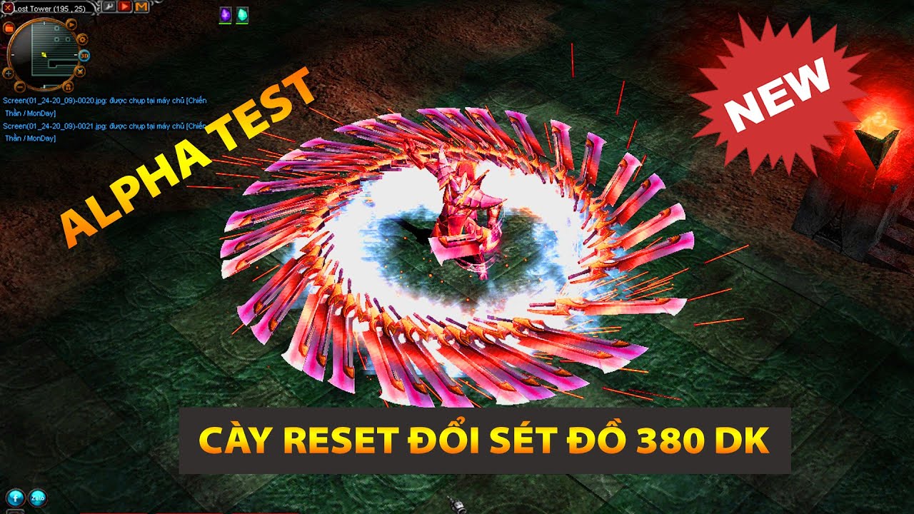 [ MuBox.Net ] mới ra - Alpha Test - Mu Cày Reset đổi sét Quyền Năng 380 DK - Lê Minh Hài
