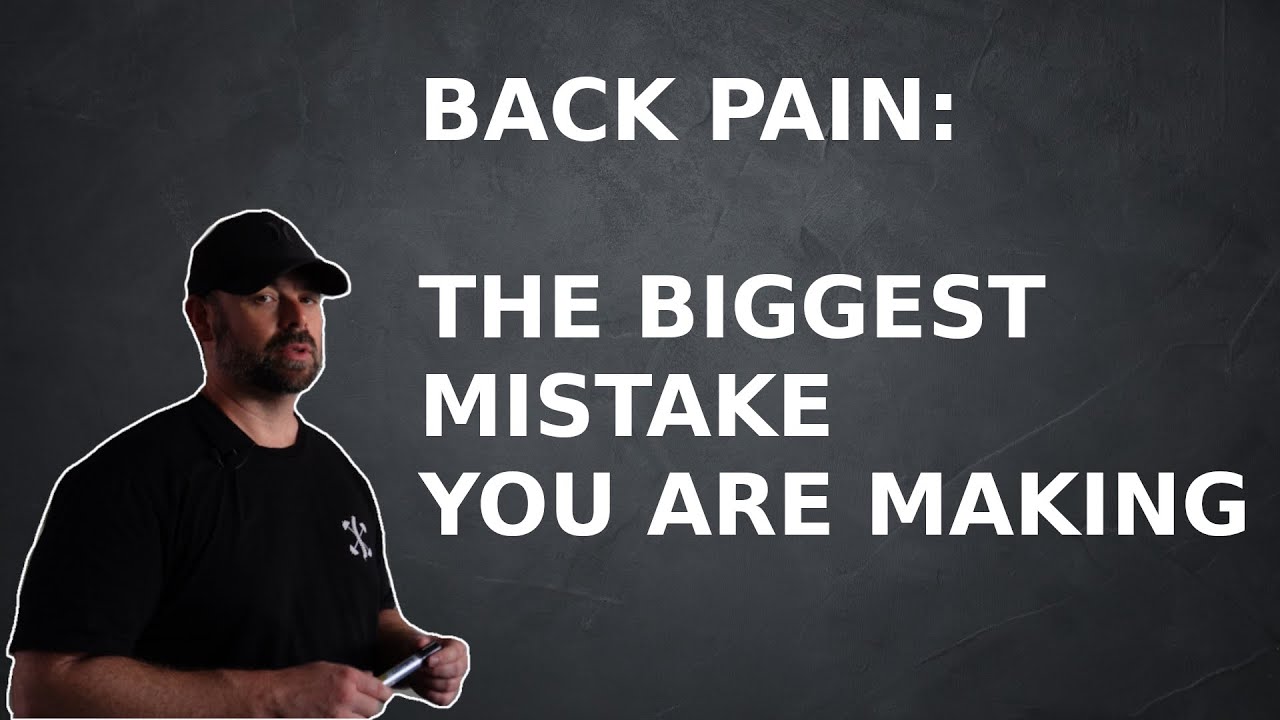 Why Your Back Pain is Not Getting Better.