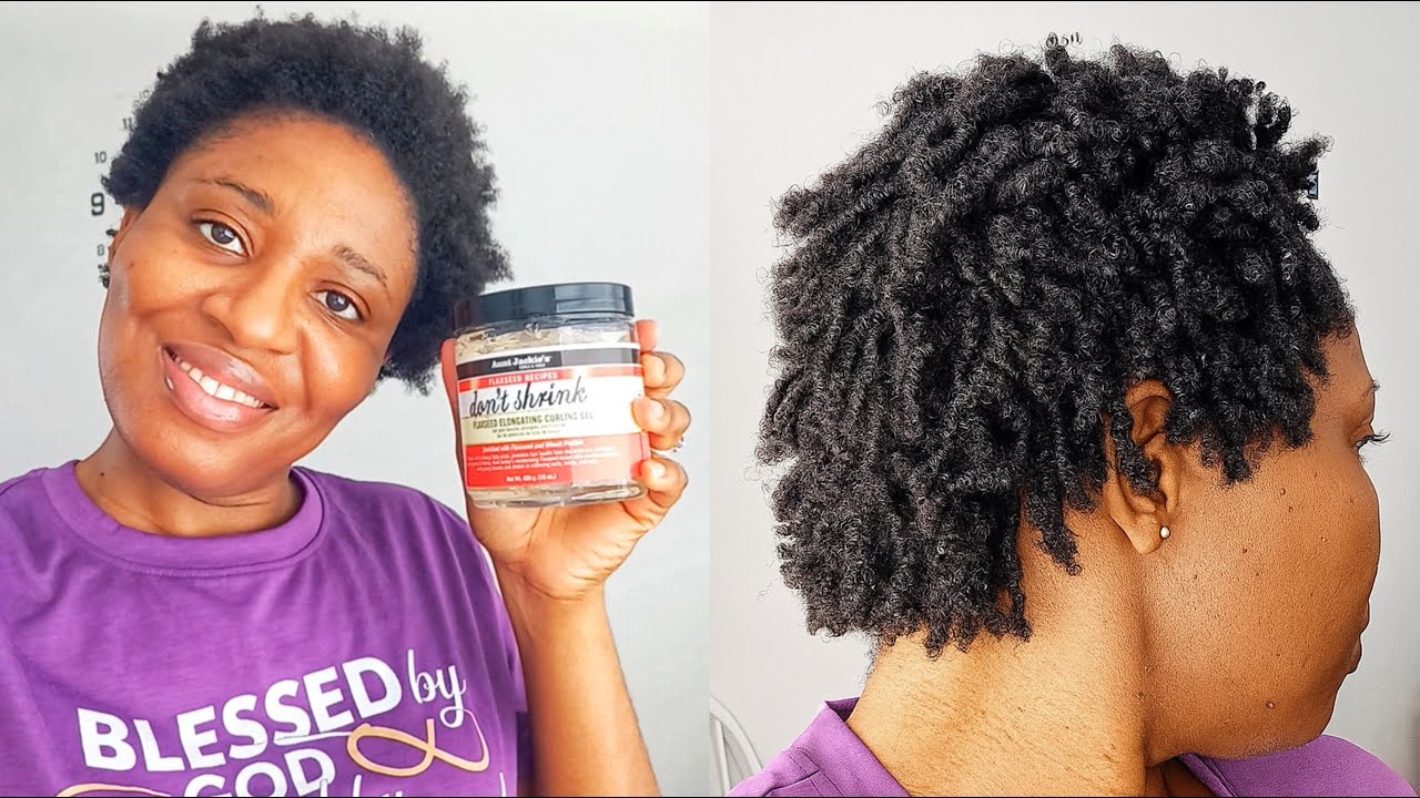 FINGER COILS ON SHORT 4C NATURAL HAIR
