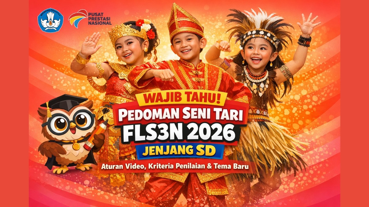 Panduan Lengkap Lomba Seni Tari FLS3N 2026 Jenjang SD/Sederajat: