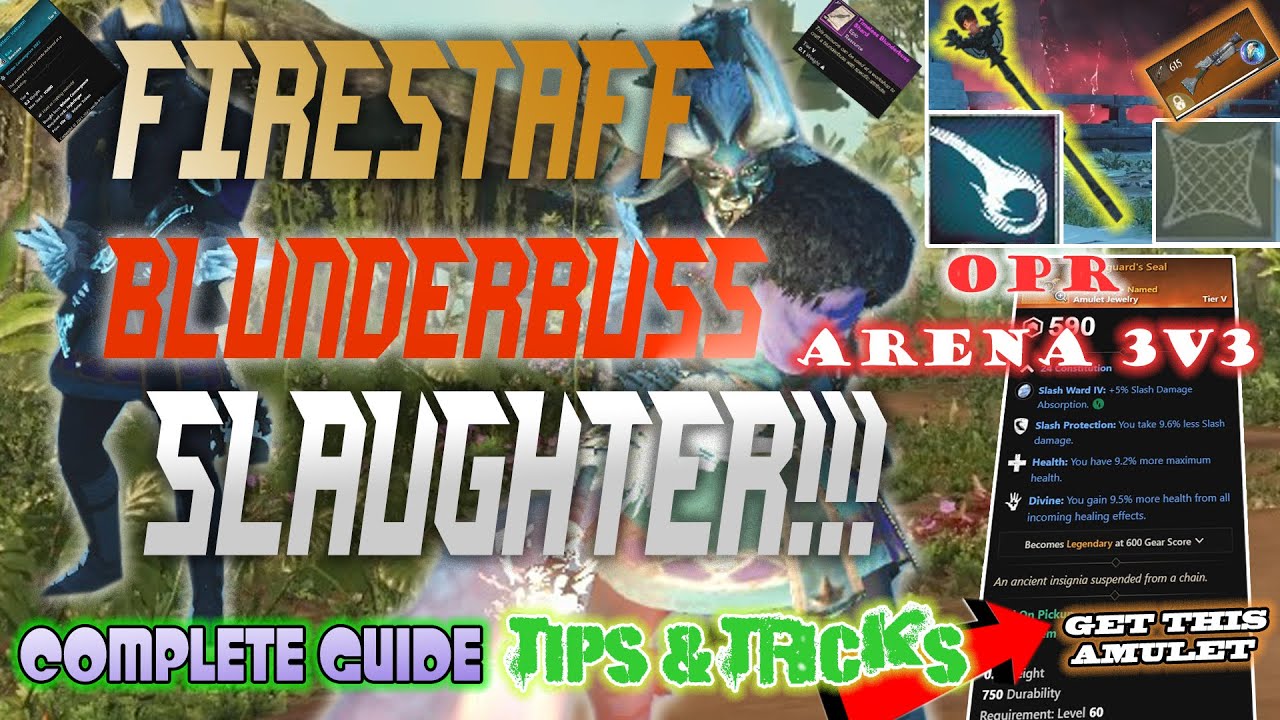 FIRESTAFF BLUNDERBUSS TIPS & TRICKS (PVP NEW WORLD)