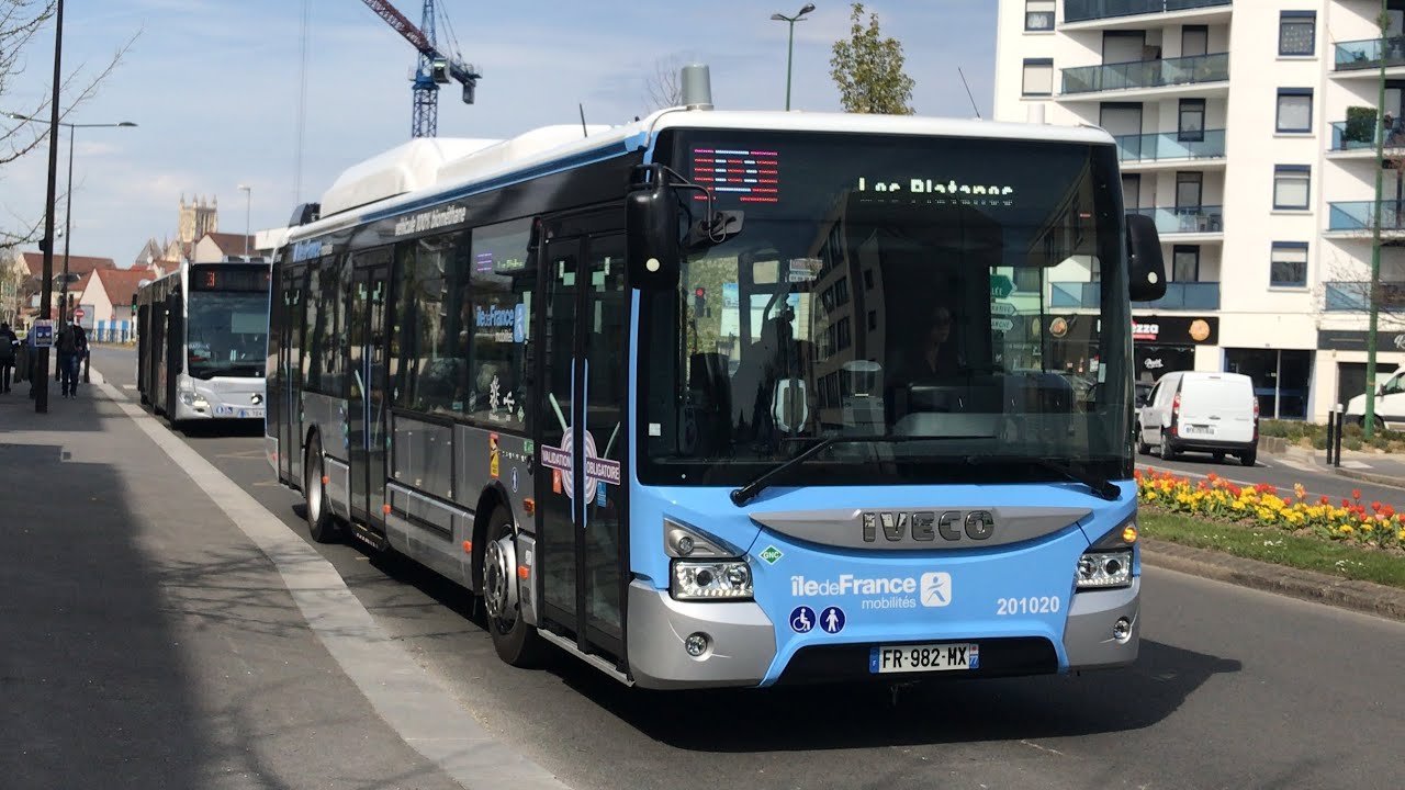 Transdev Marne et Morin - Ligne D - IVECO Bus Urbanway 12 GNV Nº201020