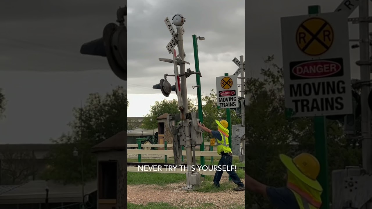This is a Mechanical Railroad Crossing Bell You Never Want to Ring Manually