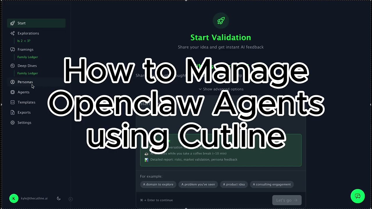 How to Manage Openclaw Agents using Cutline