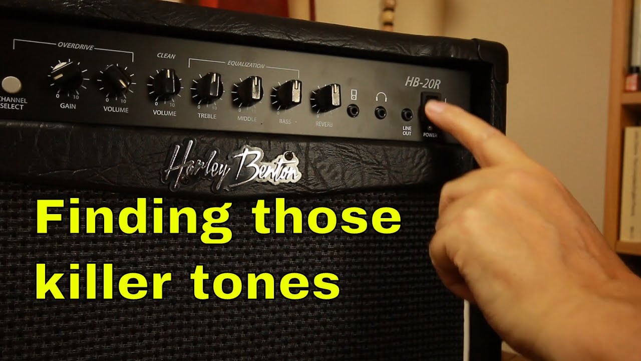 Harley Benton HB-20R Amp Demo How to Use an Amp to Find Your Sound