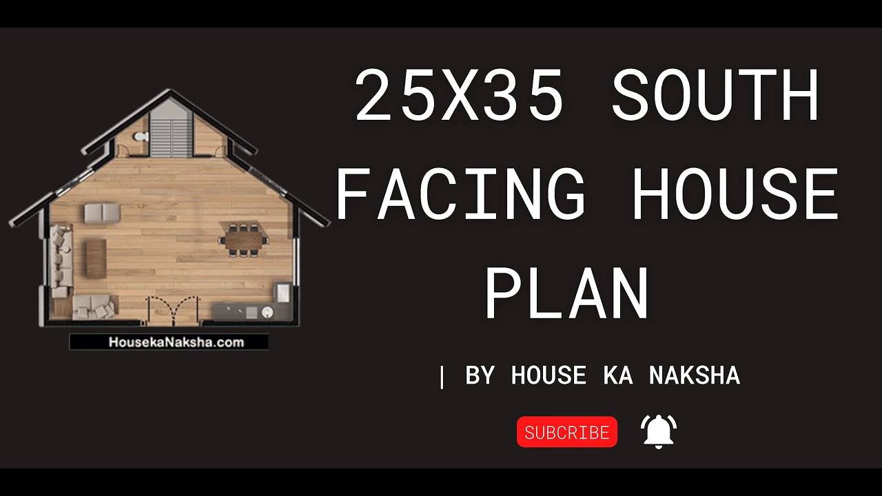25X35 SOUTH FACING HOUSE PLAN I By House Ka Naksha