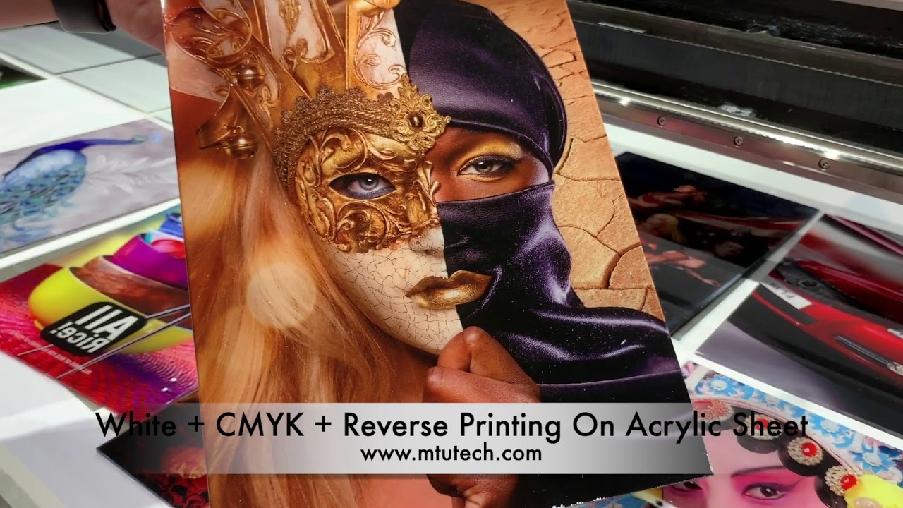 UV Acrylic Printer | White + CMYK