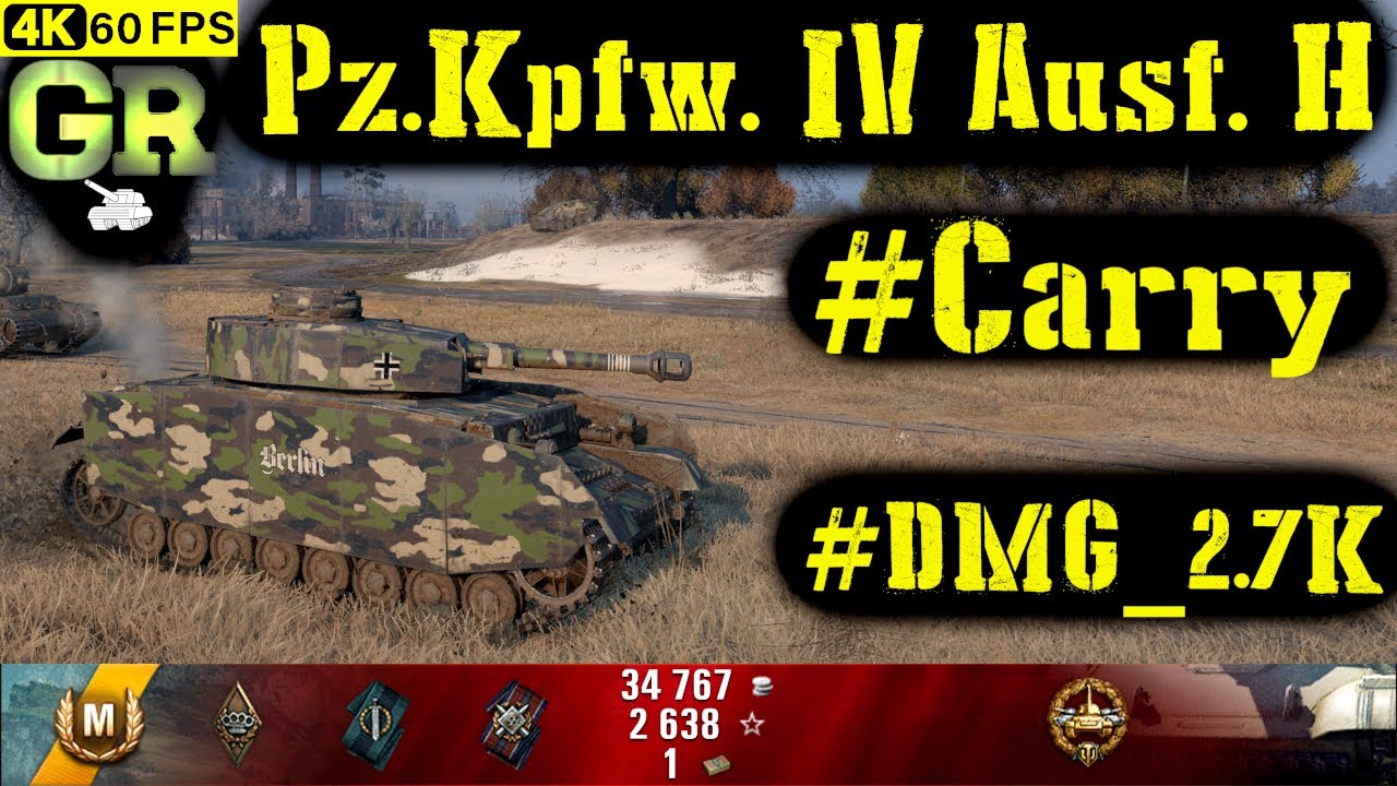World of Tanks Pz.Kpfw. IV Ausf. H Replay - 5 Kills 2.7K DMG(Patch 1.4.1)