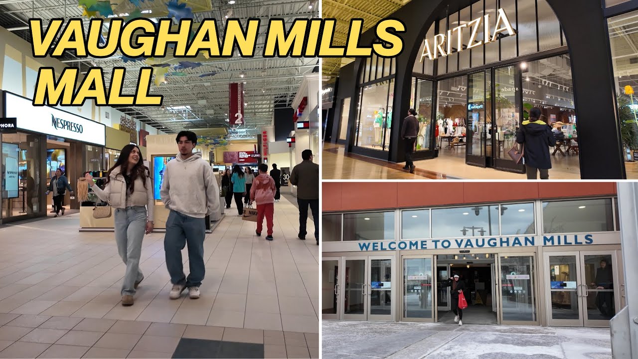 Vaughan Mills Mall | Suburban Toronto Shopping Centre Walk (April 2025)