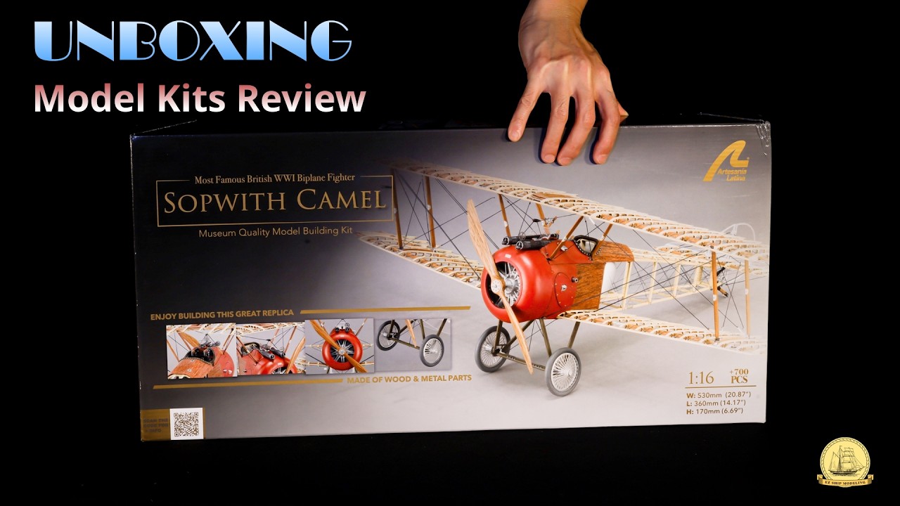 This Sopwith Camel Kit BLEW My Mind 🤯 Artesania Latina 1:16 Scale Unboxing