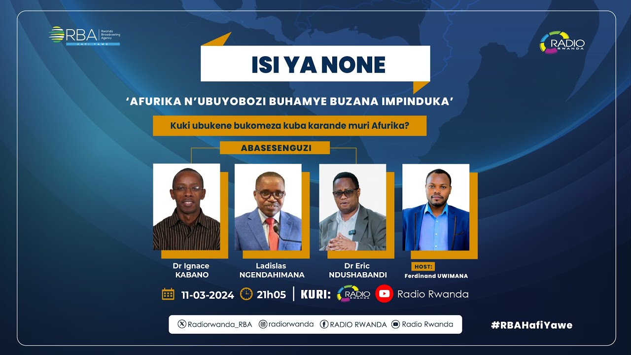 🔴#IsiYaNone: Kuki ubukene bukomeza kuba akarande muri Afurika?