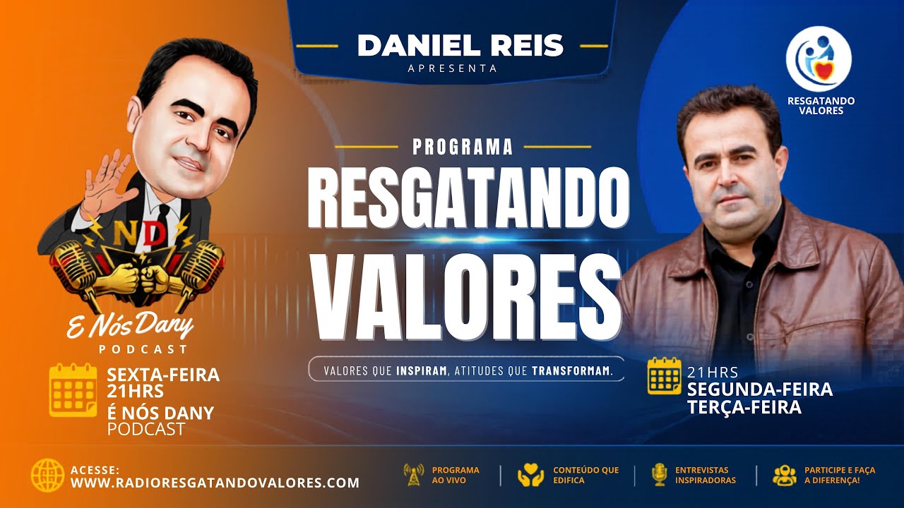 LIVE Radio Resgatando Valores I PALAVRA QUE LIBERTA