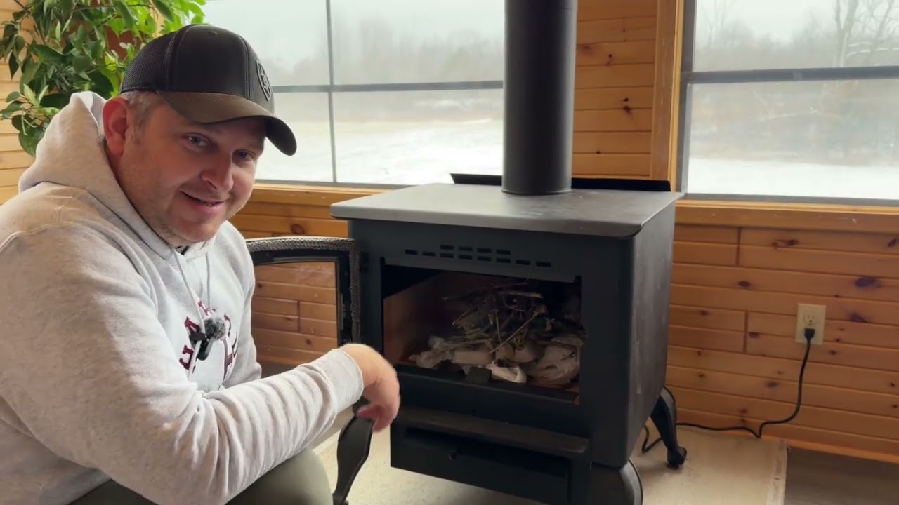 We got a wood stove!